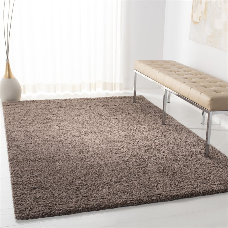 Safavieh August 9' x 12' Shag Rug in Taupe