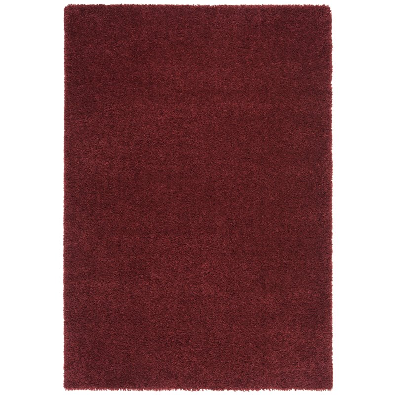 Safavieh August 4' x 6' Shag Rug in Burgundy