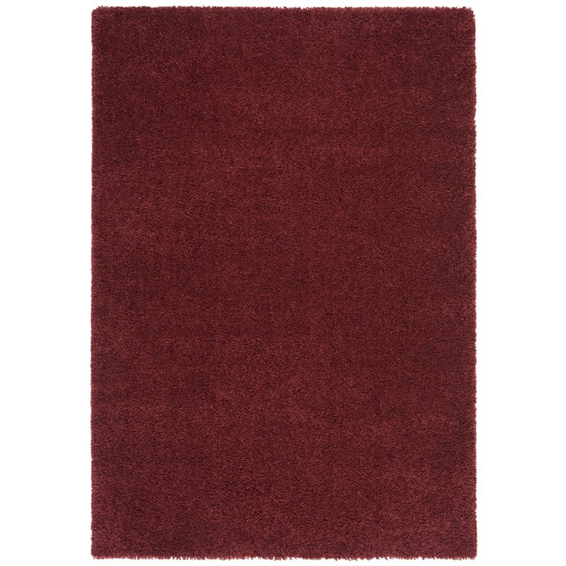 Safavieh August 6' x 9' Shag Rug in Burgundy