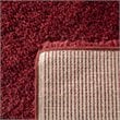 Safavieh August 9' x 12' Shag Rug in Burgundy