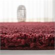 Safavieh August 9' x 12' Shag Rug in Burgundy