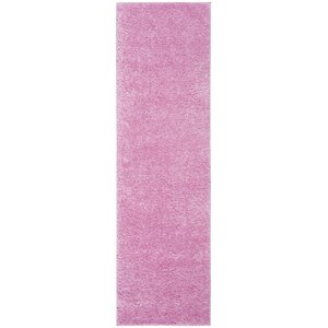Safavieh August 2'3&quot x 8' Shag Runner Rug in Pink