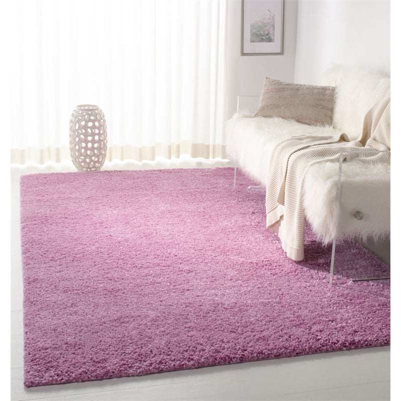 Safavieh August 3' x 5' Shag Rug in Pink