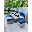 Safavieh Bermuda 2' x 8' Runner Rug in Gray and Ivory