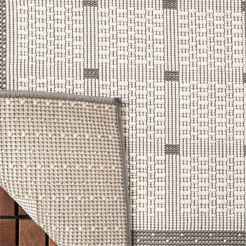 Safavieh Bermuda 8' x 10' Rug in Gray and Ivory