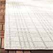 Safavieh Bermuda 2' x 8' Runner Rug in Ivory and Light Gray