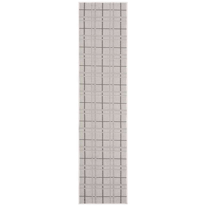 Safavieh Bermuda 2' x 8' Runner Rug in Ivory and Gray