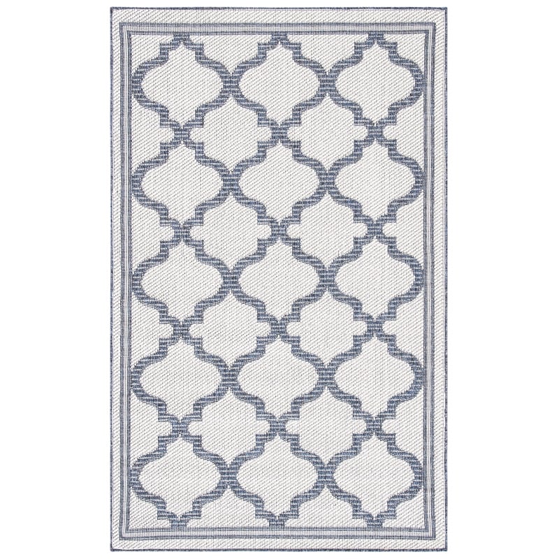 Safavieh Bermuda 4' x 6' Rug in Ivory and Charcoal