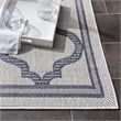 Safavieh Bermuda 4' x 6' Rug in Ivory and Charcoal