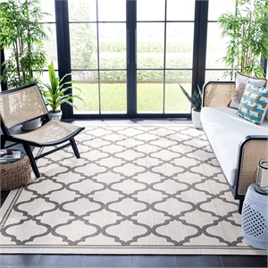 Safavieh Bermuda 8' x 10' Rug in Ivory and Gray