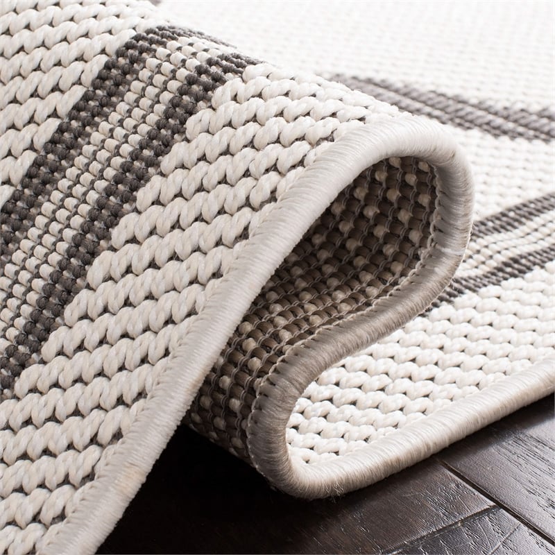 Safavieh Bermuda 8' x 10' Rug in Ivory and Gray