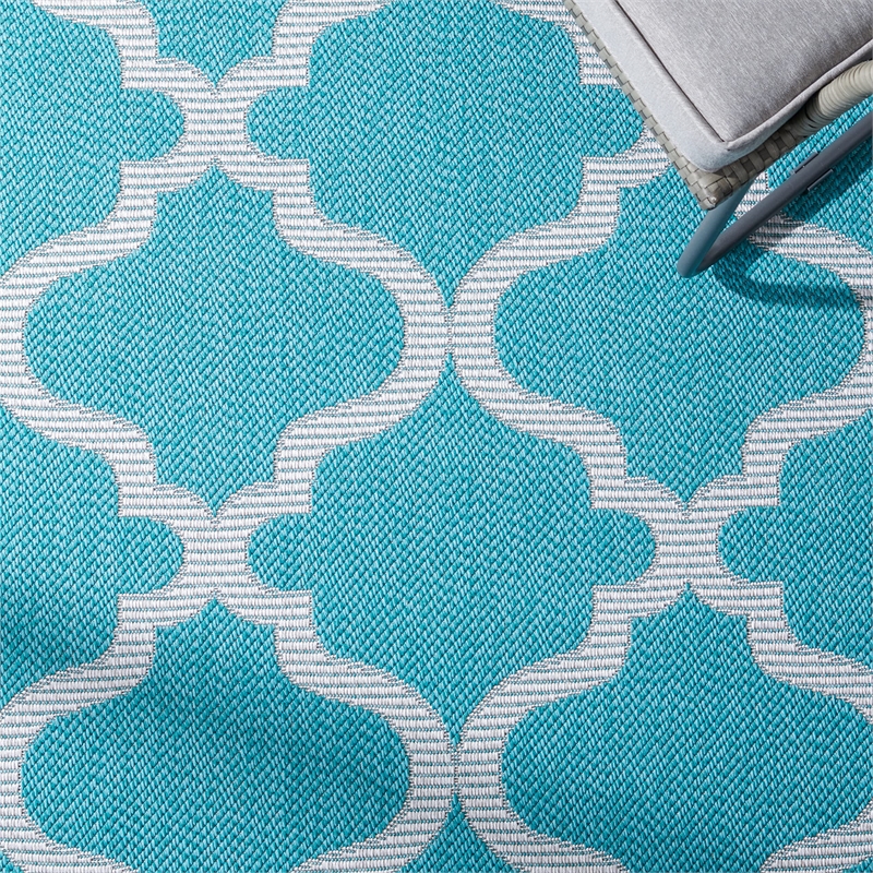 Safavieh Bermuda 9' x 12' Rug in Ivory and Light Blue