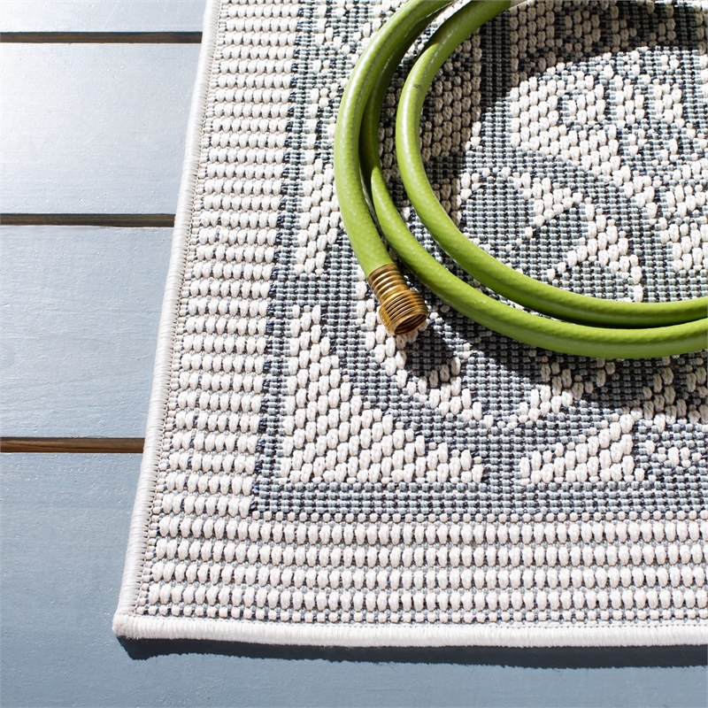 Safavieh Bermuda 8' x 10' Rug in Ivory and Light Blue