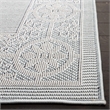 Safavieh Bermuda 4' x 6' Rug in Light Blue and Ivory