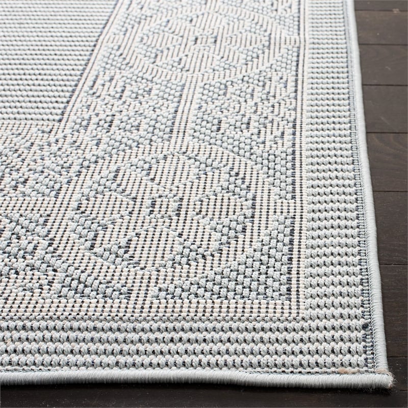 Safavieh Bermuda 9' x 12' Rug in Light Blue and Ivory