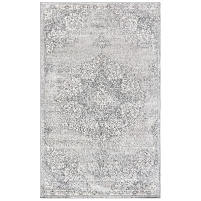Safavieh Brentwood 3' x 5' Rug in Gray and Ivory