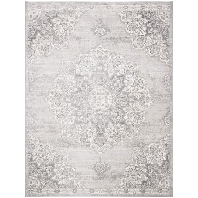 Safavieh Brentwood 9' x 12' Rug in Gray and Ivory