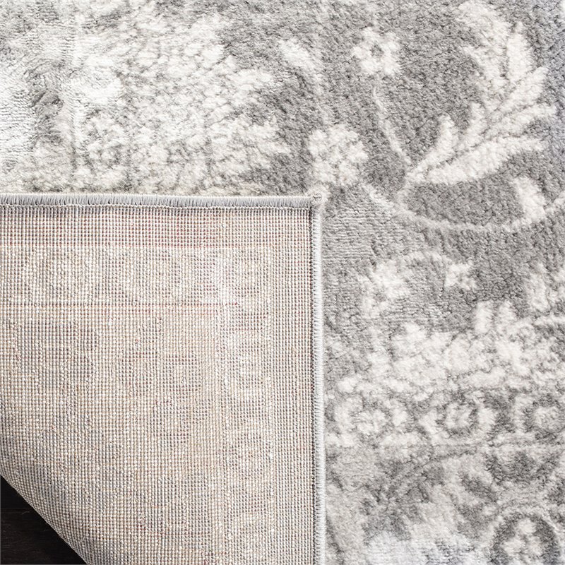 Safavieh Brentwood 2' x 6' Runner Rug in Cream and Gray