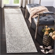 Safavieh Brentwood 2' x 6' Runner Rug in Cream and Gray