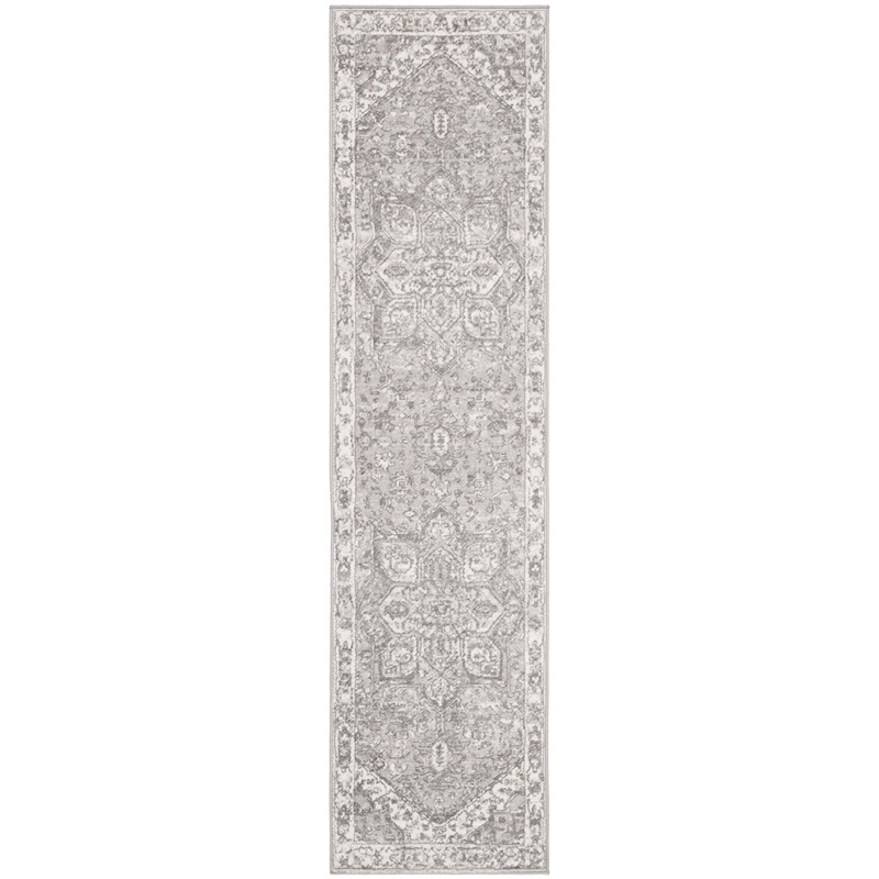 Safavieh Brentwood 2' x 6' Runner Rug in Cream and Gray