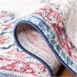 Safavieh Brentwood 2' x 8' Runner Rug in Ivory and Red
