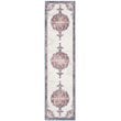 Safavieh Brentwood 2' x 8' Runner Rug in Ivory and Red