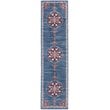 Safavieh Brentwood 2' x 8' Runner Rug in Navy and Burgundy