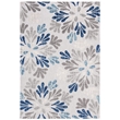 Safavieh Cabana 4' x 6' Rug in Gray and Blue