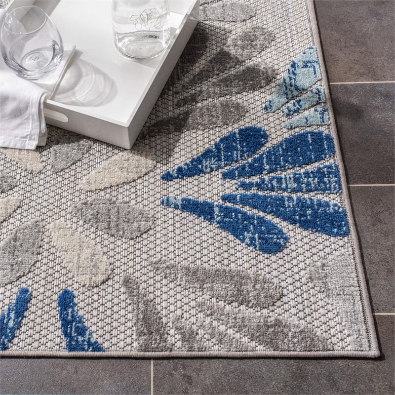 Safavieh Cabana 8' x 10' Rug in Gray and Blue
