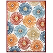 Safavieh Cabana 8' x 10' Rug in Creme and Red
