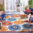 Safavieh Cabana 9' x 12' Rug in Creme and Red