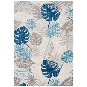 safavieh cabana rug in gray and blue a