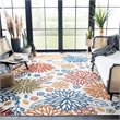 Safavieh Cabana 8' x 10' Rug in Creme and Red