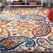 Safavieh Cabana 8' x 10' Rug in Cream and Navy