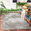 Safavieh Courtyard 9' x 12' Rug in Beige and Black