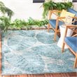 Safavieh Courtyard 9' x 12' Rug in Gray and Aqua