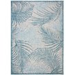 Safavieh Courtyard 9' x 12' Rug in Gray and Aqua