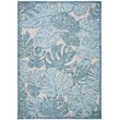 Safavieh Courtyard 8' x 11' Rug in Gray and Aqua