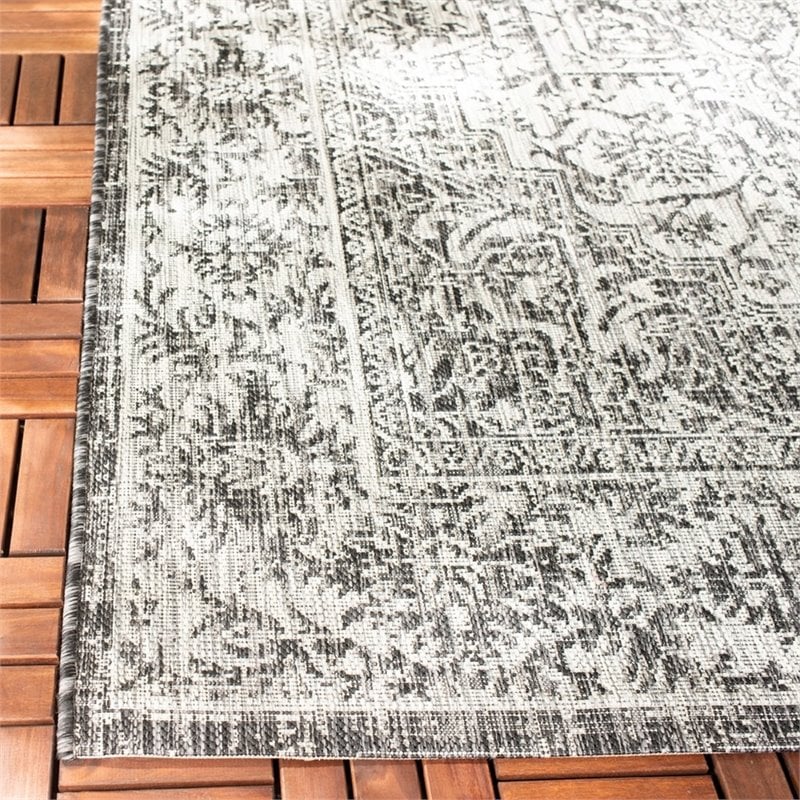 Safavieh Courtyard 9' x 12' Rug in Slate Gray