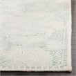Safavieh Dip Dye 5' x 8' Hand Tufted Wool Rug in Green and Ivory