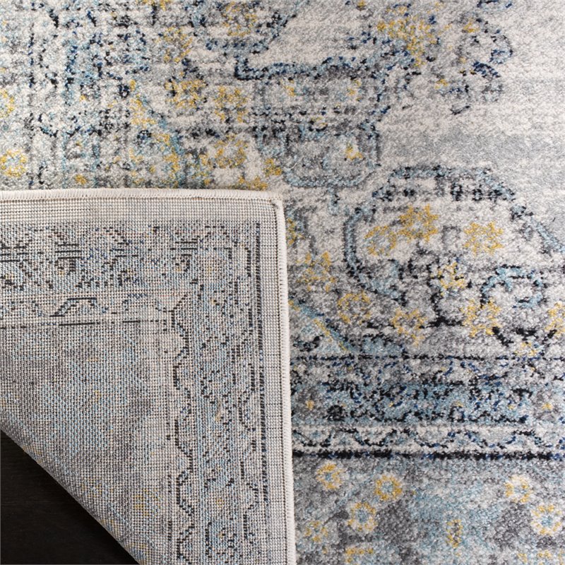 Safavieh Evoke 9' x 12' Rug in Gray and Blue
