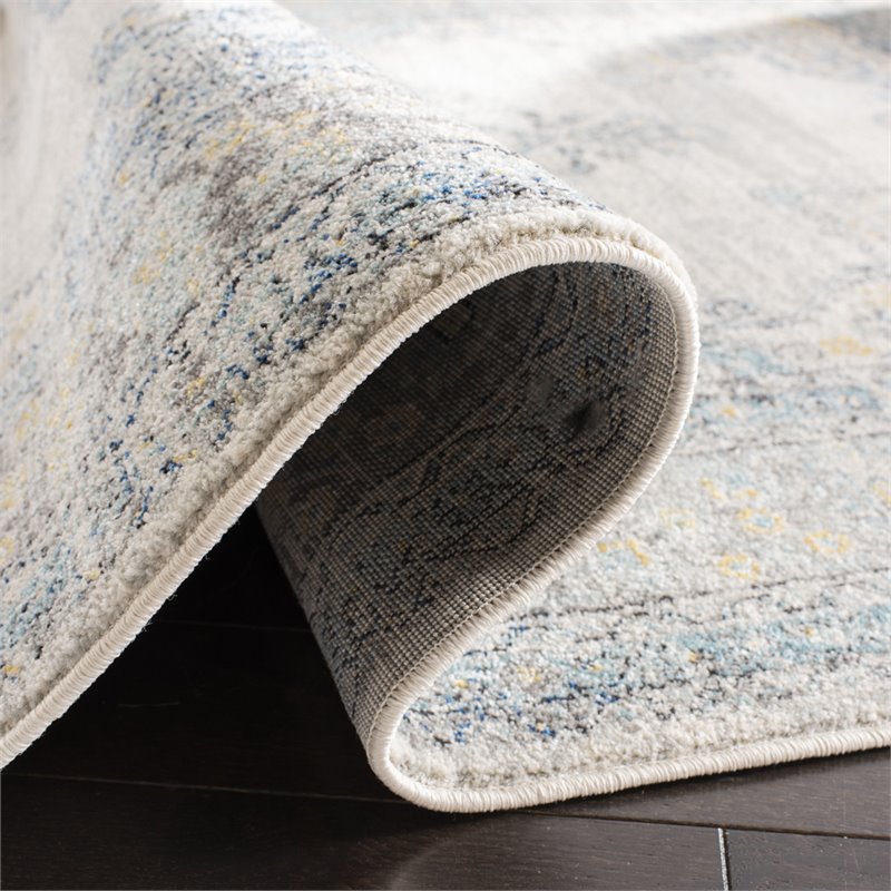 Safavieh Evoke 9' x 12' Rug in Gray and Blue