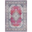 Safavieh Evoke 4' x 6' Rug in Navy and Fuchsia