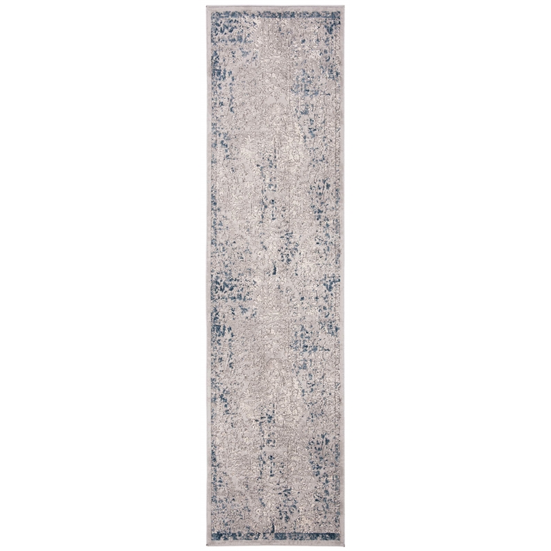 Safavieh Invista 2' x 8' Runner Rug in Gray and Blue
