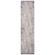 Safavieh Invista 2' x 8' Runner Rug in Gray and Blue