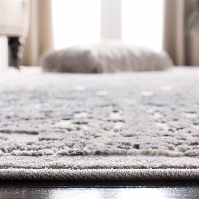 Safavieh Invista 2' x 8' Runner Rug in Gray and Blue
