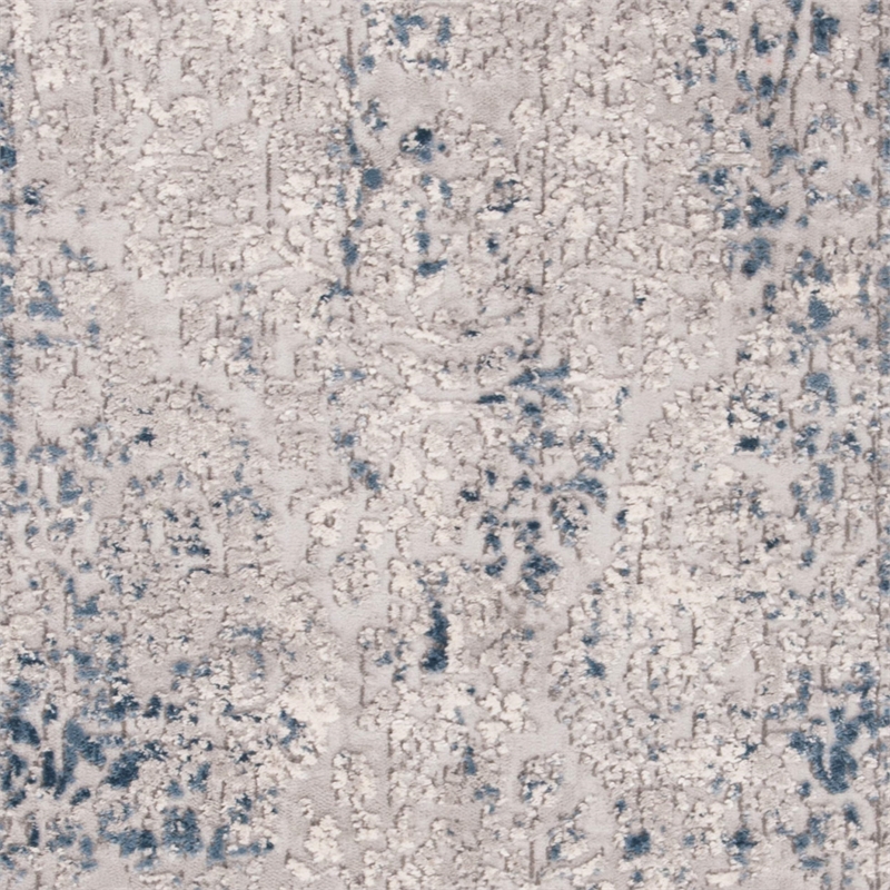 Safavieh Invista 2' x 8' Runner Rug in Gray and Blue