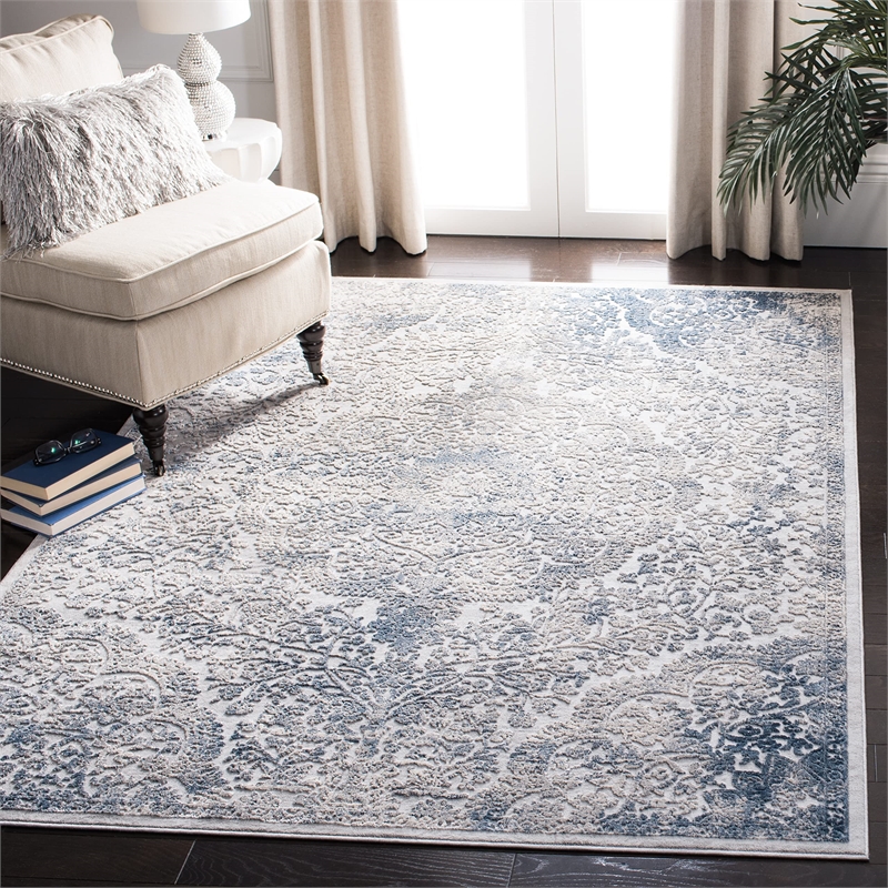 Safavieh Invista 4' x 6' Rug in Gray and Blue