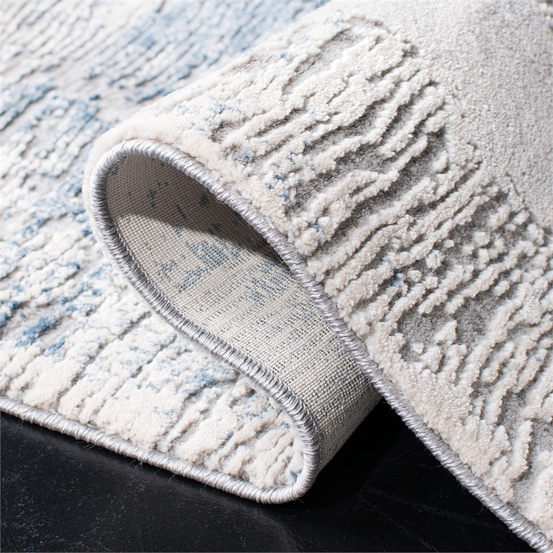 Safavieh Invista 9' x 12' Rug in Gray and Ivory