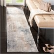Safavieh Invista 2' x 8' Runner Rug in Cream and Gray